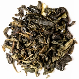 Herbata zielona smakowa Roszpunka - widok składników