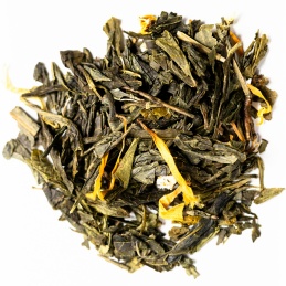 Herbata zielona liściasta smakowa Hakuna Matata od Dolla - widok składników